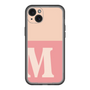 スリムプロテクションプレミアムケース［ オリジナル - initial two tone - M pink ］