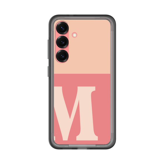 スリムプロテクションプレミアムケース［ オリジナル - initial two tone - M pink ］