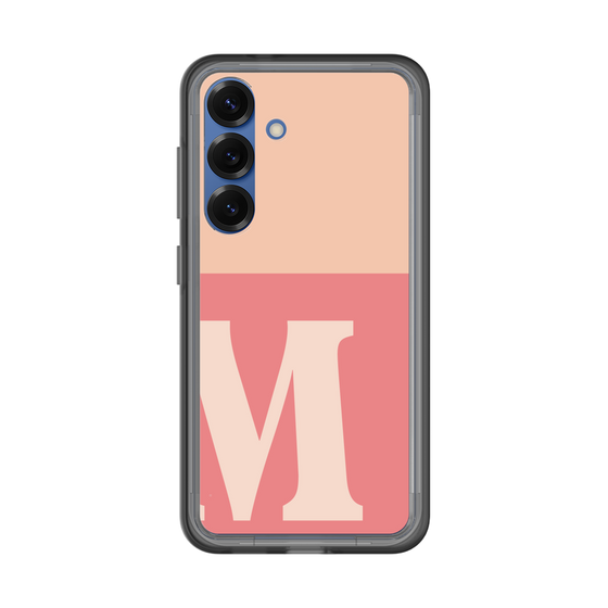 スリムプロテクションプレミアムケース［ オリジナル - initial two tone - M pink ］