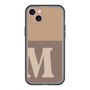 スリムプロテクションプレミアムケース［ オリジナル - initial two tone - M brown ］