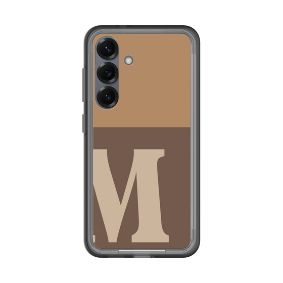 スリムプロテクションプレミアムケース［ オリジナル - initial two tone - M brown ］