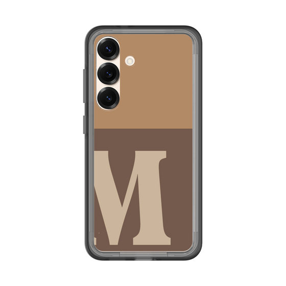 スリムプロテクションプレミアムケース［ オリジナル - initial two tone - M brown ］