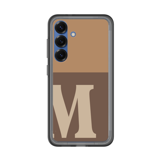 スリムプロテクションプレミアムケース［ オリジナル - initial two tone - M brown ］