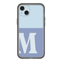スリムプロテクションプレミアムケース［ オリジナル - initial two tone - M blue ］