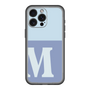 スリムプロテクションプレミアムケース［ オリジナル - initial two tone - M blue ］