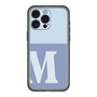 スリムプロテクションプレミアムケース［ オリジナル - initial two tone - M blue ］