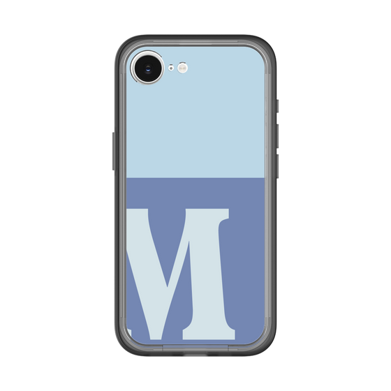 スリムプロテクションプレミアムケース［ オリジナル - initial two tone - M blue ］