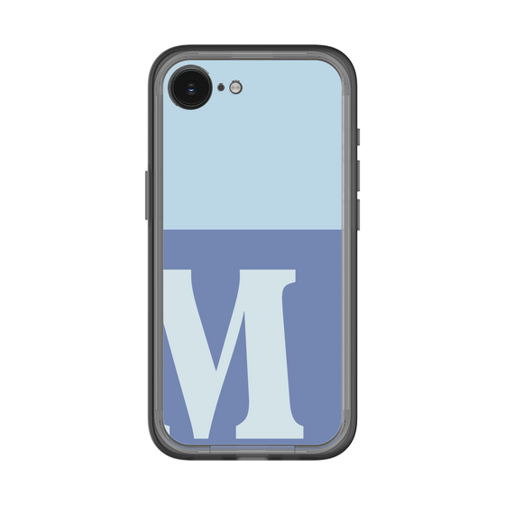スリムプロテクションプレミアムケース［ オリジナル - initial two tone - M blue ］