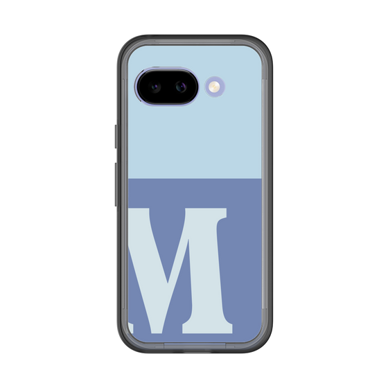 スリムプロテクションプレミアムケース［ オリジナル - initial two tone - M blue ］