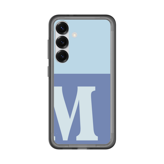 スリムプロテクションプレミアムケース［ オリジナル - initial two tone - M blue ］