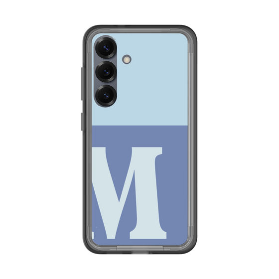 スリムプロテクションプレミアムケース［ オリジナル - initial two tone - M blue ］