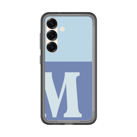 スリムプロテクションプレミアムケース［ オリジナル - initial two tone - M blue ］