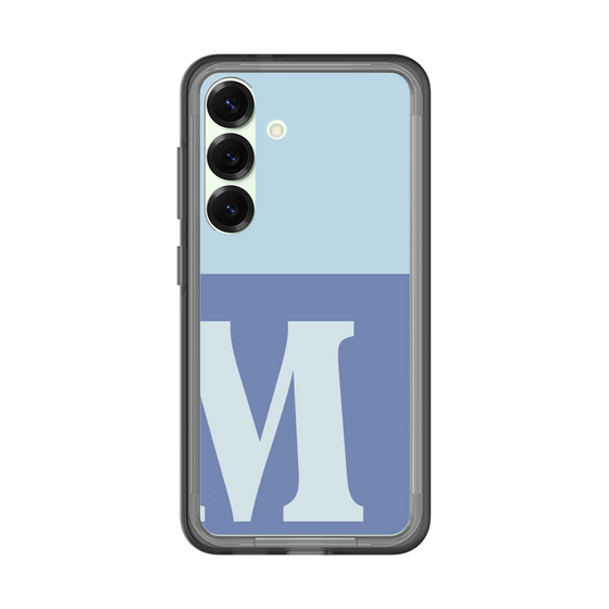 スリムプロテクションプレミアムケース［ オリジナル - initial two tone - M blue ］