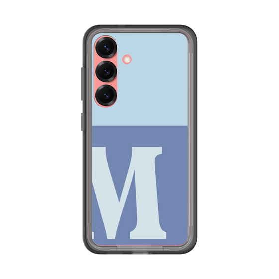 スリムプロテクションプレミアムケース［ オリジナル - initial two tone - M blue ］