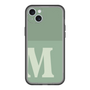 スリムプロテクションプレミアムケース［ オリジナル - initial two tone - M green ］