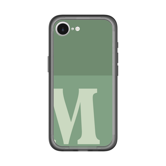 スリムプロテクションプレミアムケース［ オリジナル - initial two tone - M green ］