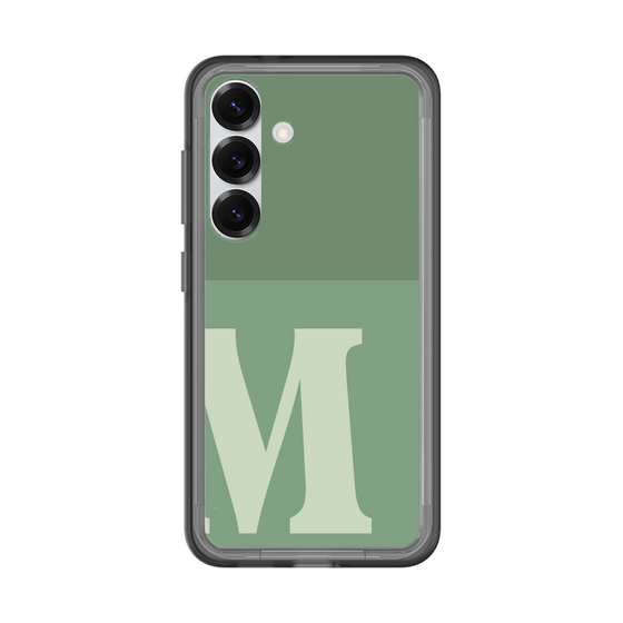 スリムプロテクションプレミアムケース［ オリジナル - initial two tone - M green ］
