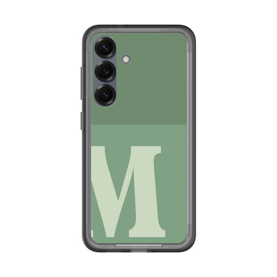 スリムプロテクションプレミアムケース［ オリジナル - initial two tone - M green ］