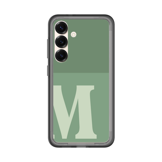スリムプロテクションプレミアムケース［ オリジナル - initial two tone - M green ］