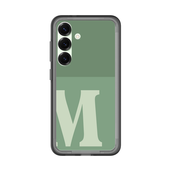 スリムプロテクションプレミアムケース［ オリジナル - initial two tone - M green ］