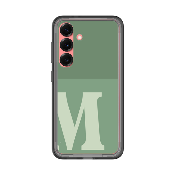 スリムプロテクションプレミアムケース［ オリジナル - initial two tone - M green ］