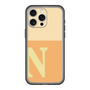 スリムプロテクションプレミアムケース［ オリジナル - initial two tone - N orange ］