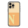 スリムプロテクションプレミアムケース［ オリジナル - initial two tone - N orange ］