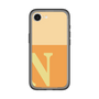 スリムプロテクションプレミアムケース［ オリジナル - initial two tone - N orange ］