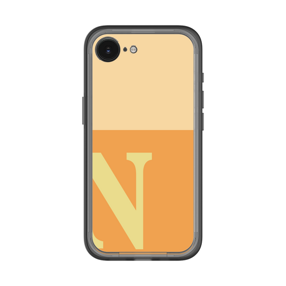 スリムプロテクションプレミアムケース［ オリジナル - initial two tone - N orange ］
