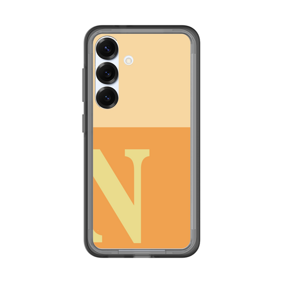 スリムプロテクションプレミアムケース［ オリジナル - initial two tone - N orange ］