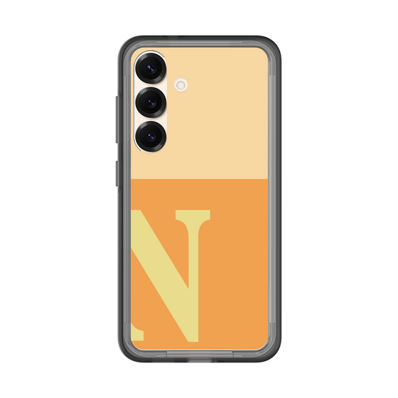 スリムプロテクションプレミアムケース［ オリジナル - initial two tone - N orange ］