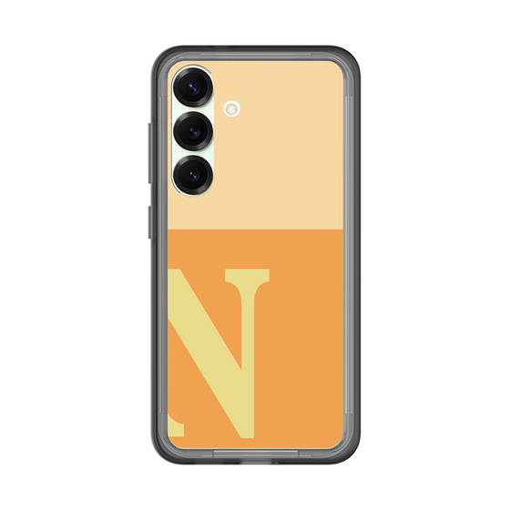 スリムプロテクションプレミアムケース［ オリジナル - initial two tone - N orange ］