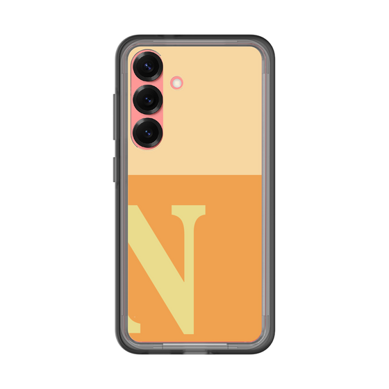 スリムプロテクションプレミアムケース［ オリジナル - initial two tone - N orange ］