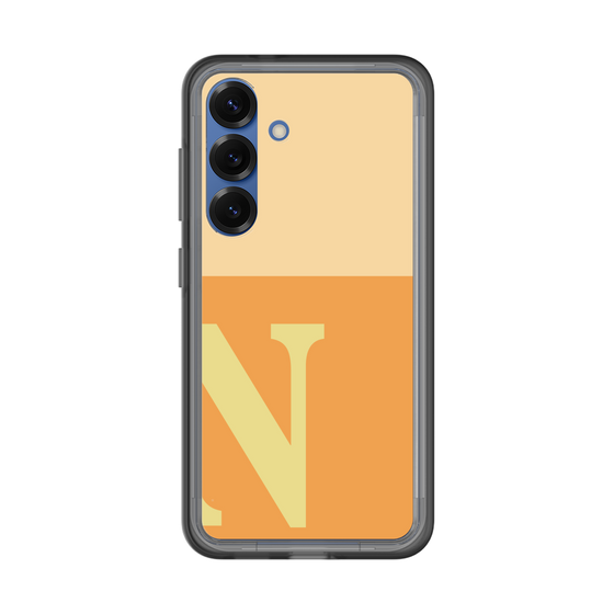 スリムプロテクションプレミアムケース［ オリジナル - initial two tone - N orange ］