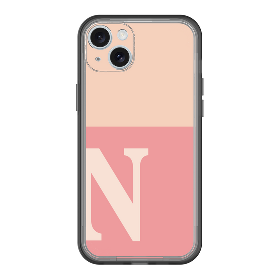 スリムプロテクションプレミアムケース［ オリジナル - initial two tone - N pink ］