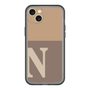 スリムプロテクションプレミアムケース［ オリジナル - initial two tone - N brown ］