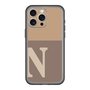スリムプロテクションプレミアムケース［ オリジナル - initial two tone - N brown ］