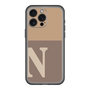 スリムプロテクションプレミアムケース［ オリジナル - initial two tone - N brown ］