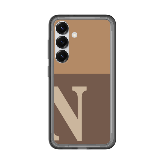 スリムプロテクションプレミアムケース［ オリジナル - initial two tone - N brown ］