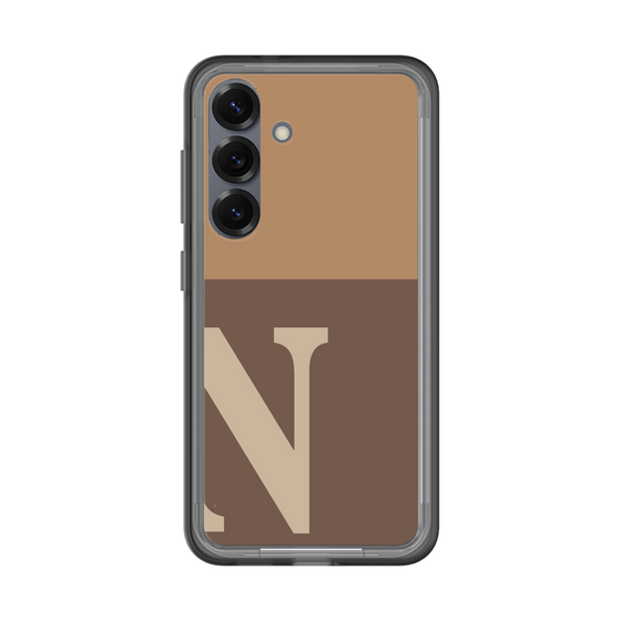 スリムプロテクションプレミアムケース［ オリジナル - initial two tone - N brown ］
