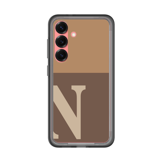 スリムプロテクションプレミアムケース［ オリジナル - initial two tone - N brown ］