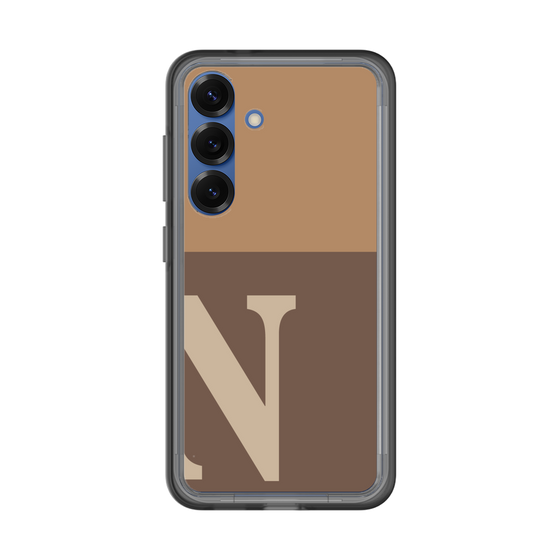 スリムプロテクションプレミアムケース［ オリジナル - initial two tone - N brown ］
