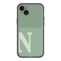スリムプロテクションプレミアムケース［ オリジナル - initial two tone - N green ］