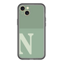 スリムプロテクションプレミアムケース［ オリジナル - initial two tone - N green ］