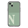 スリムプロテクションプレミアムケース［ オリジナル - initial two tone - N green ］