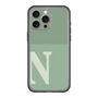 スリムプロテクションプレミアムケース［ オリジナル - initial two tone - N green ］