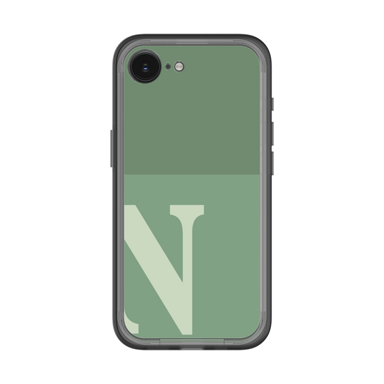 スリムプロテクションプレミアムケース［ オリジナル - initial two tone - N green ］