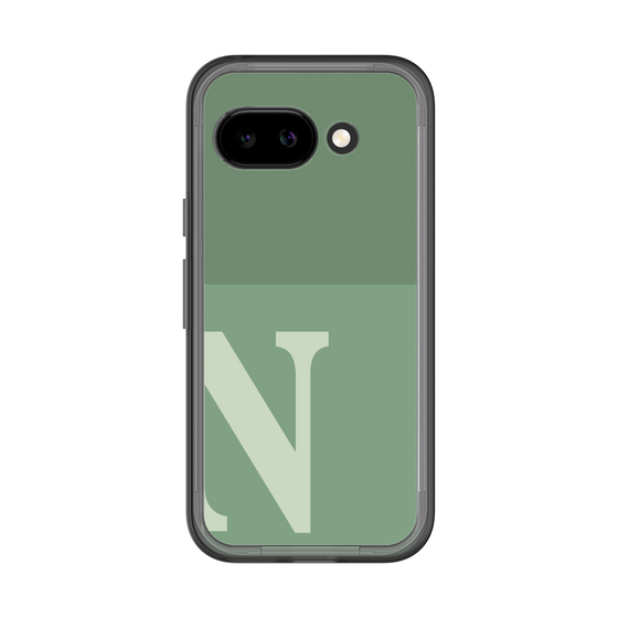 スリムプロテクションプレミアムケース［ オリジナル - initial two tone - N green ］