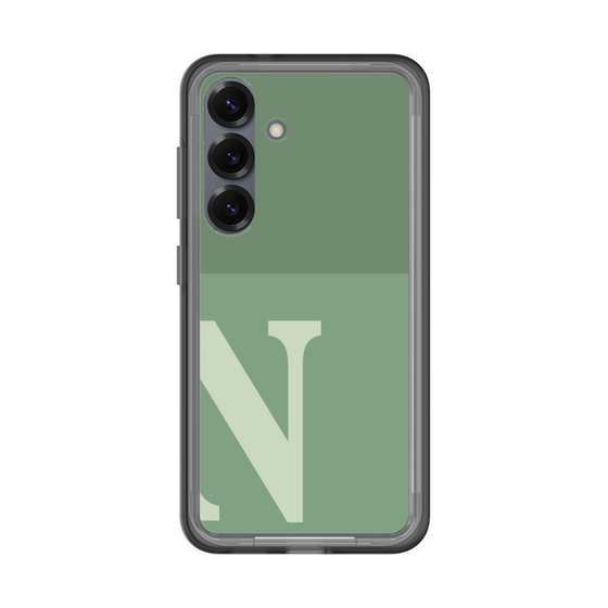 スリムプロテクションプレミアムケース［ オリジナル - initial two tone - N green ］