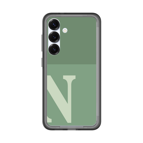 スリムプロテクションプレミアムケース［ オリジナル - initial two tone - N green ］